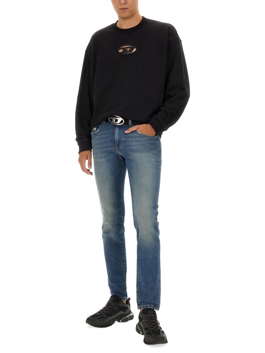 DIESEL FELPA S-BOXT-OD IN JERSEY DI COTONE