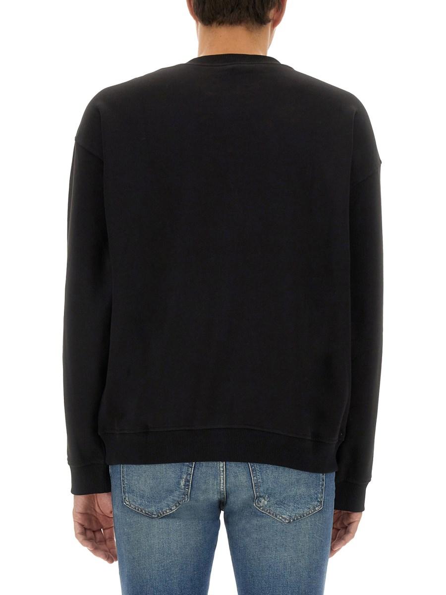 DIESEL FELPA S-BOXT-OD IN JERSEY DI COTONE