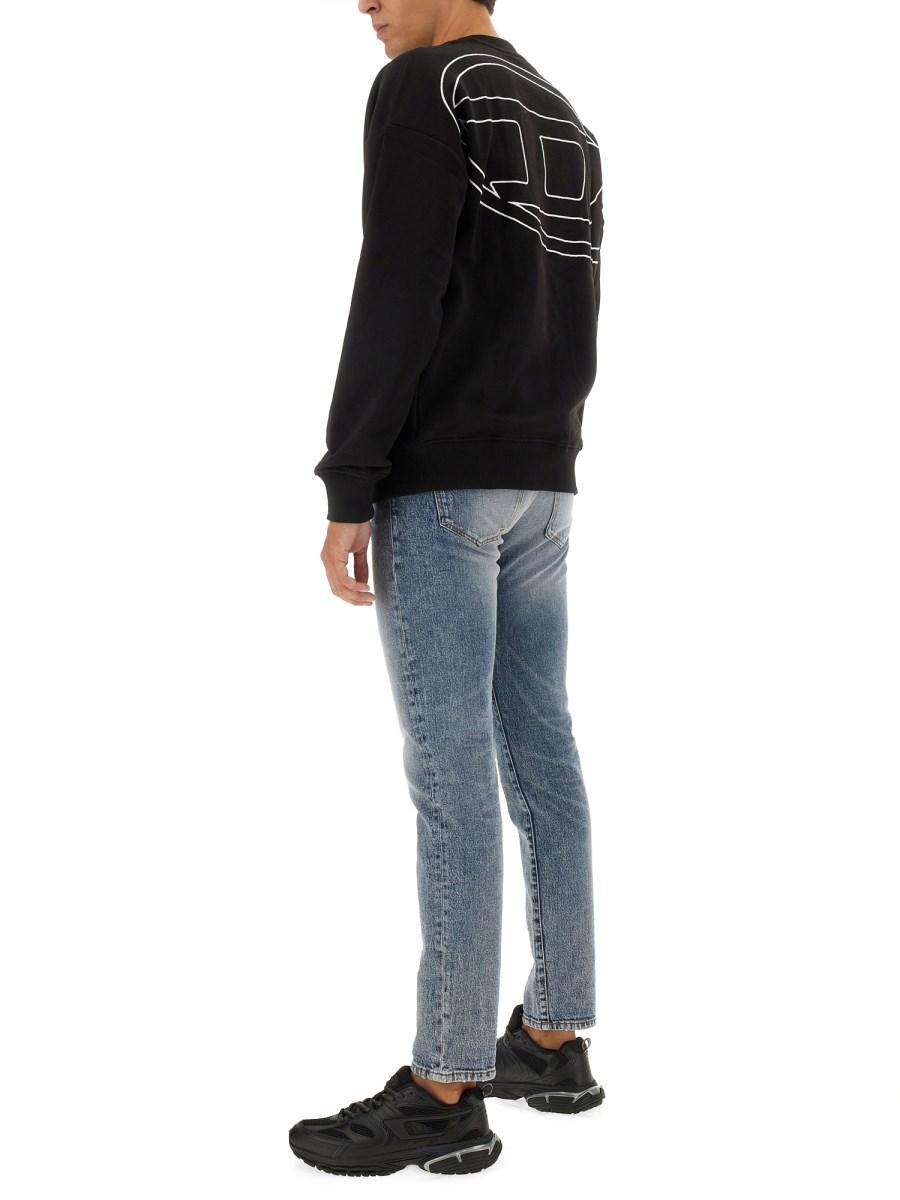 DIESEL FELPA S-ROB-MEGOVAL-D IN COTONE