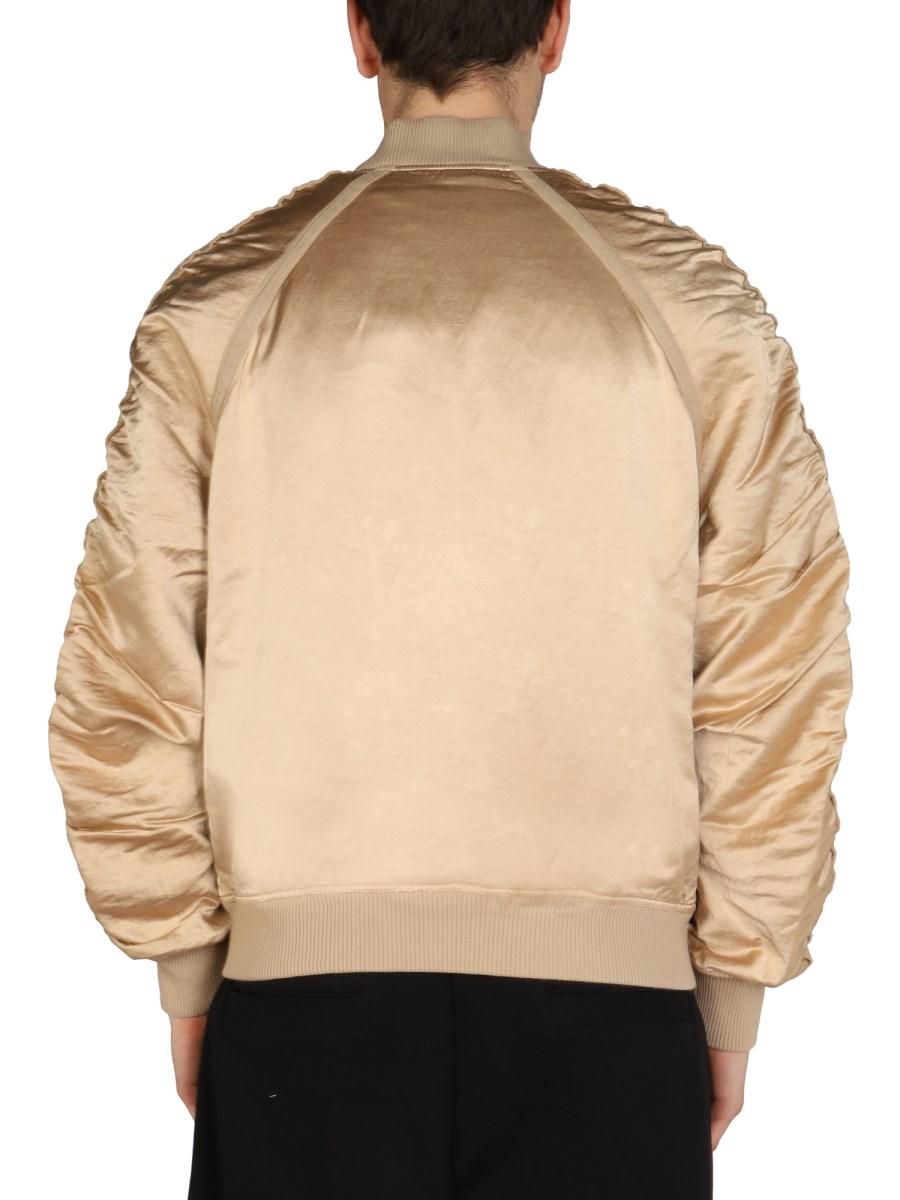 DIESEL GIACCA EFFETTO LAMINATO IN VISCOSA