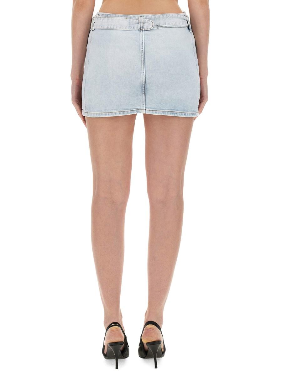 DIESEL GONNA "DE-FLIP-S" IN DENIM DI COTONE