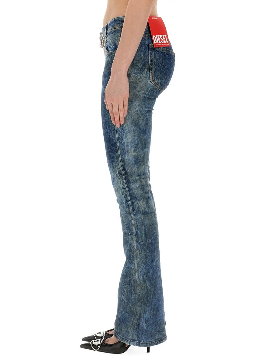 DIESEL JEANS "1969 D-EBBEY-FSE" IN DENIM DI COTONE