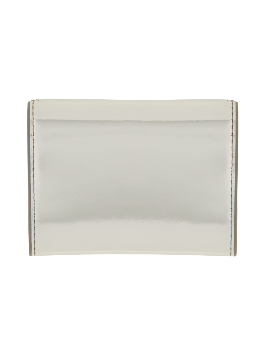 DIESEL PORTAFOGLIO TRIFOLD IN PELLE SPECCHIATA