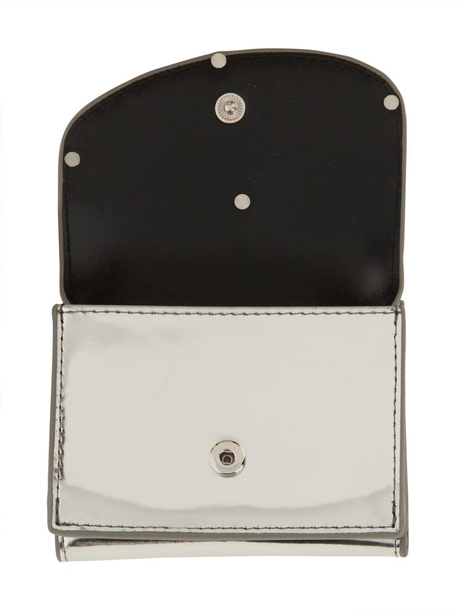 DIESEL PORTAFOGLIO TRIFOLD IN PELLE SPECCHIATA