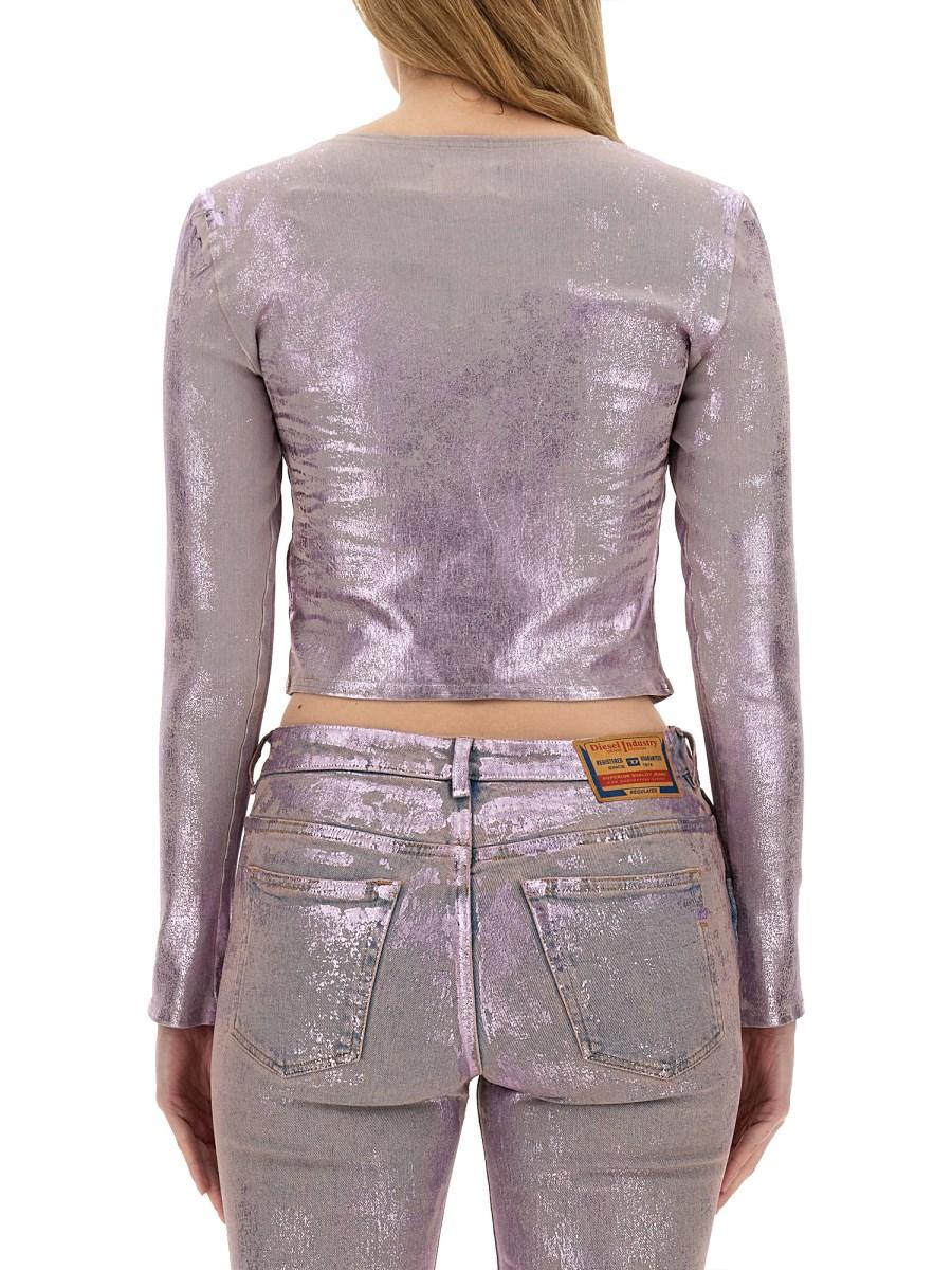 DIESEL T-SHIRT DE TOP1 FSE IN COTONE
