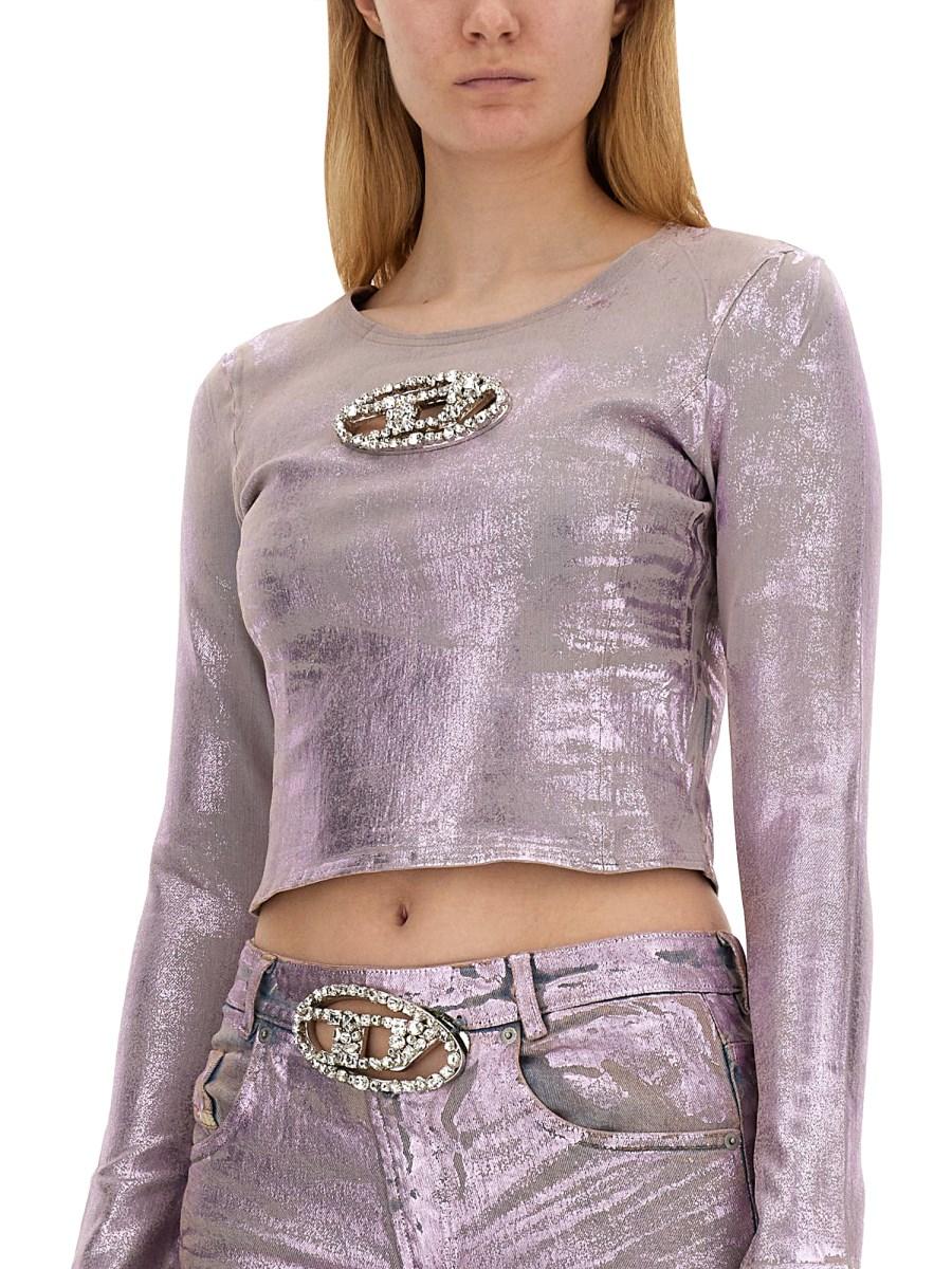 DIESEL T-SHIRT DE TOP1 FSE IN COTONE