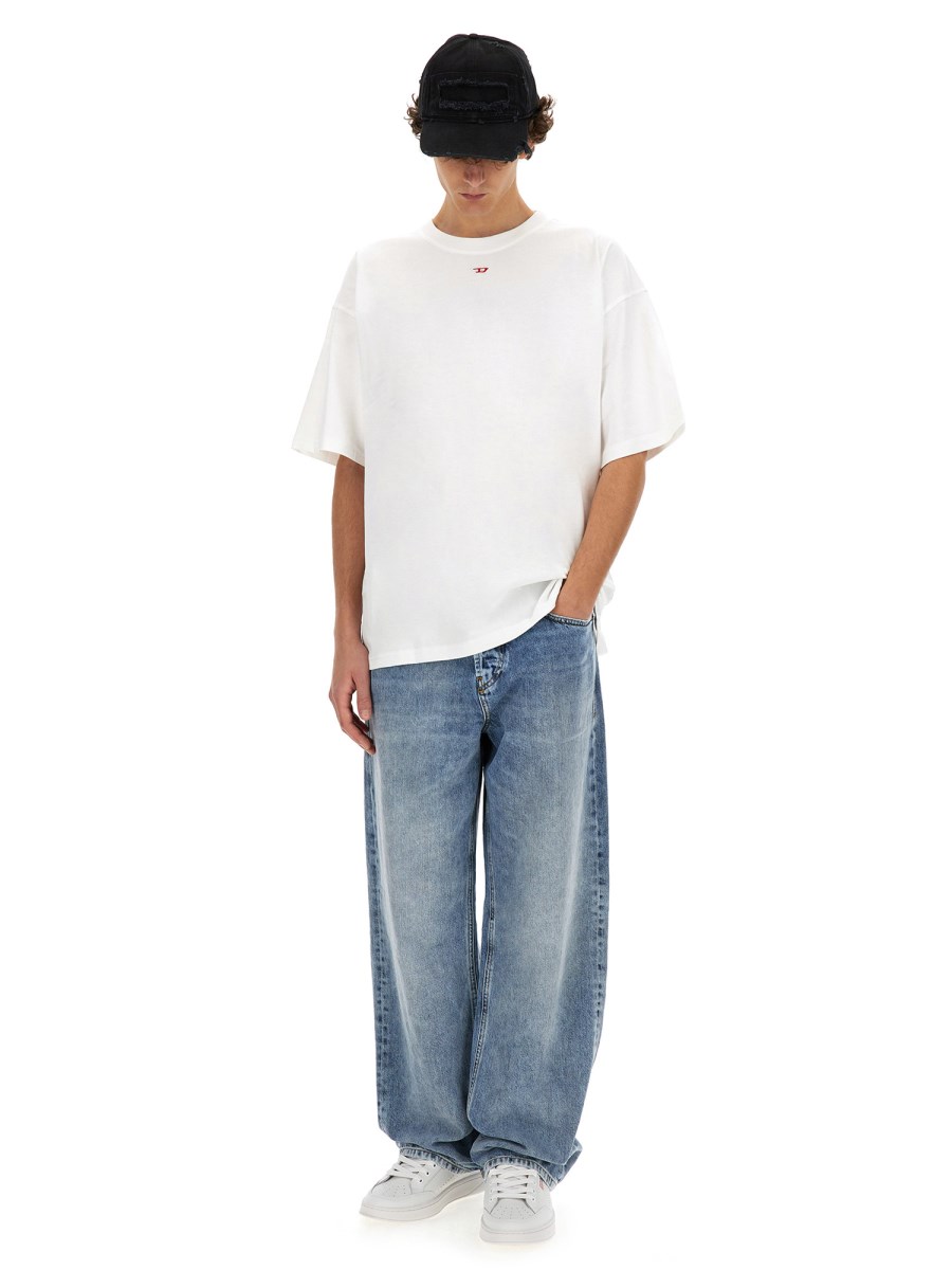 DIESEL T-SHIRT "T-BOXT-D" IN JERSEY DI COTONE