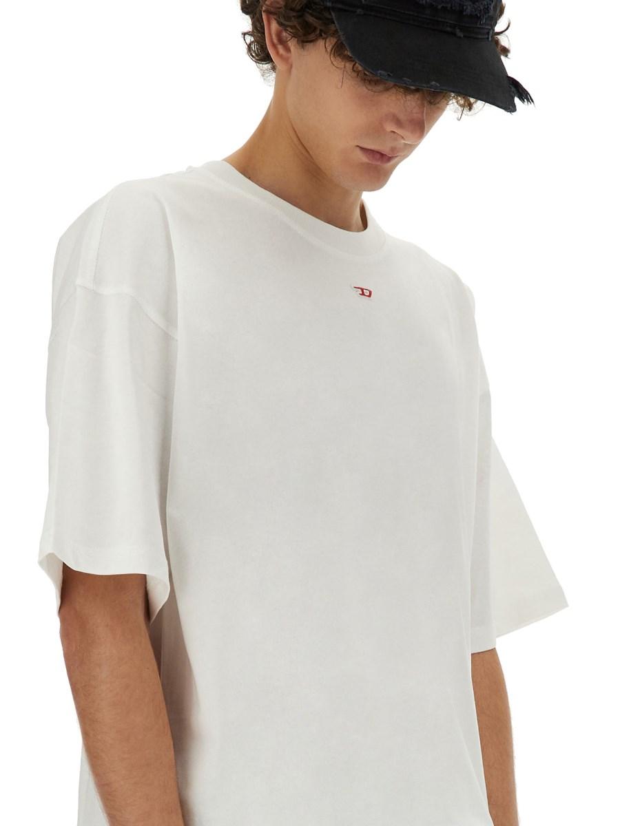 DIESEL T-SHIRT "T-BOXT-D" IN JERSEY DI COTONE