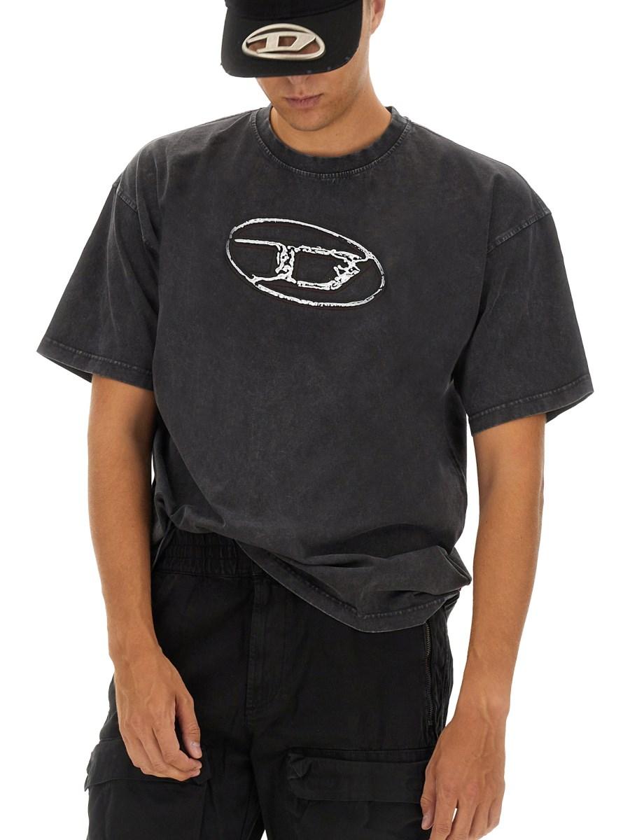 DIESEL T-SHIRT T-BOXT-Q22 IN JERSEY DI COTONE