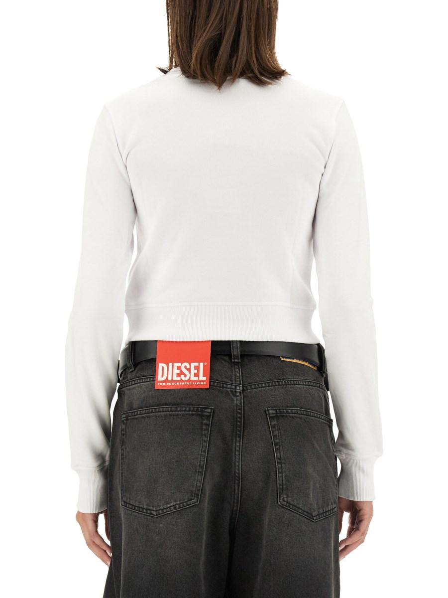 DIESEL TOP F-SLIMMY-OD IN COTONE