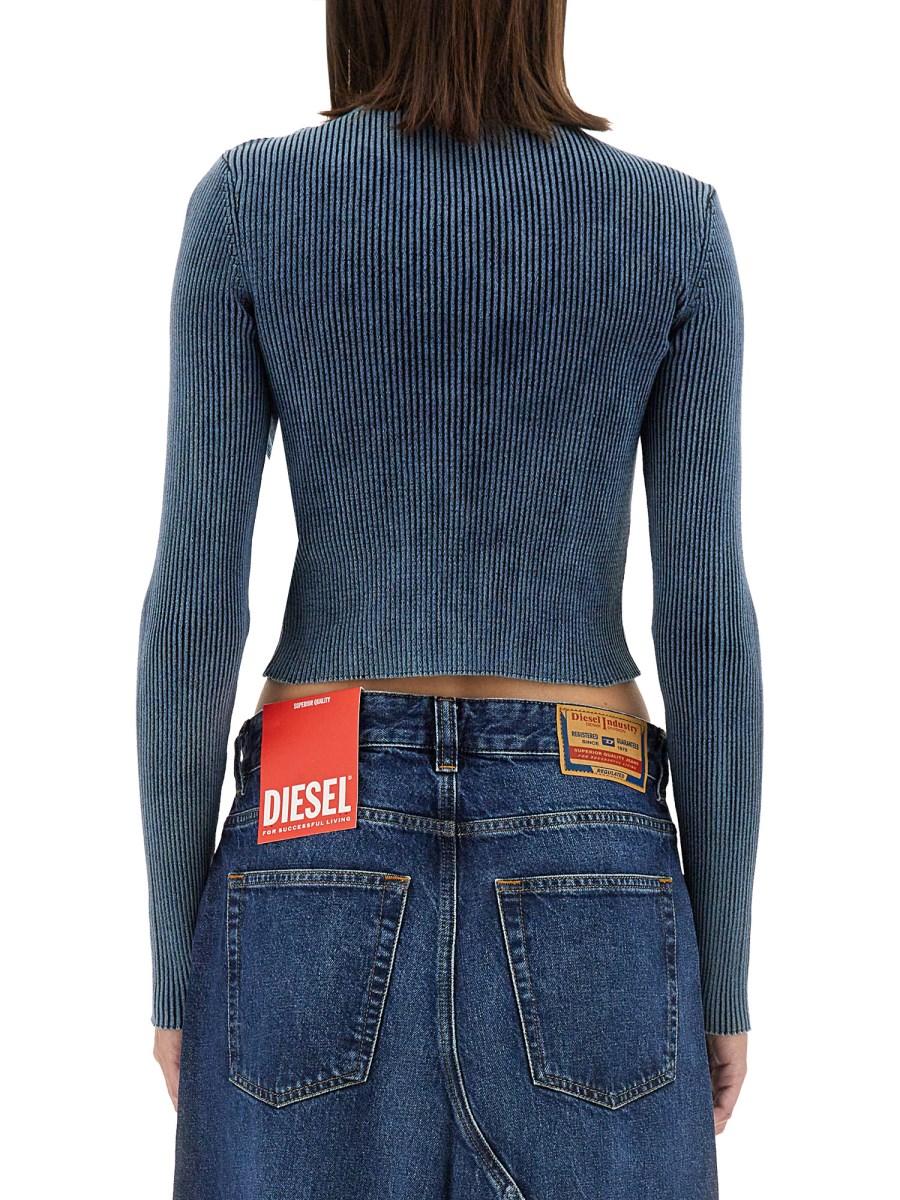 DIESEL TOP IN COTONE CON LOGO