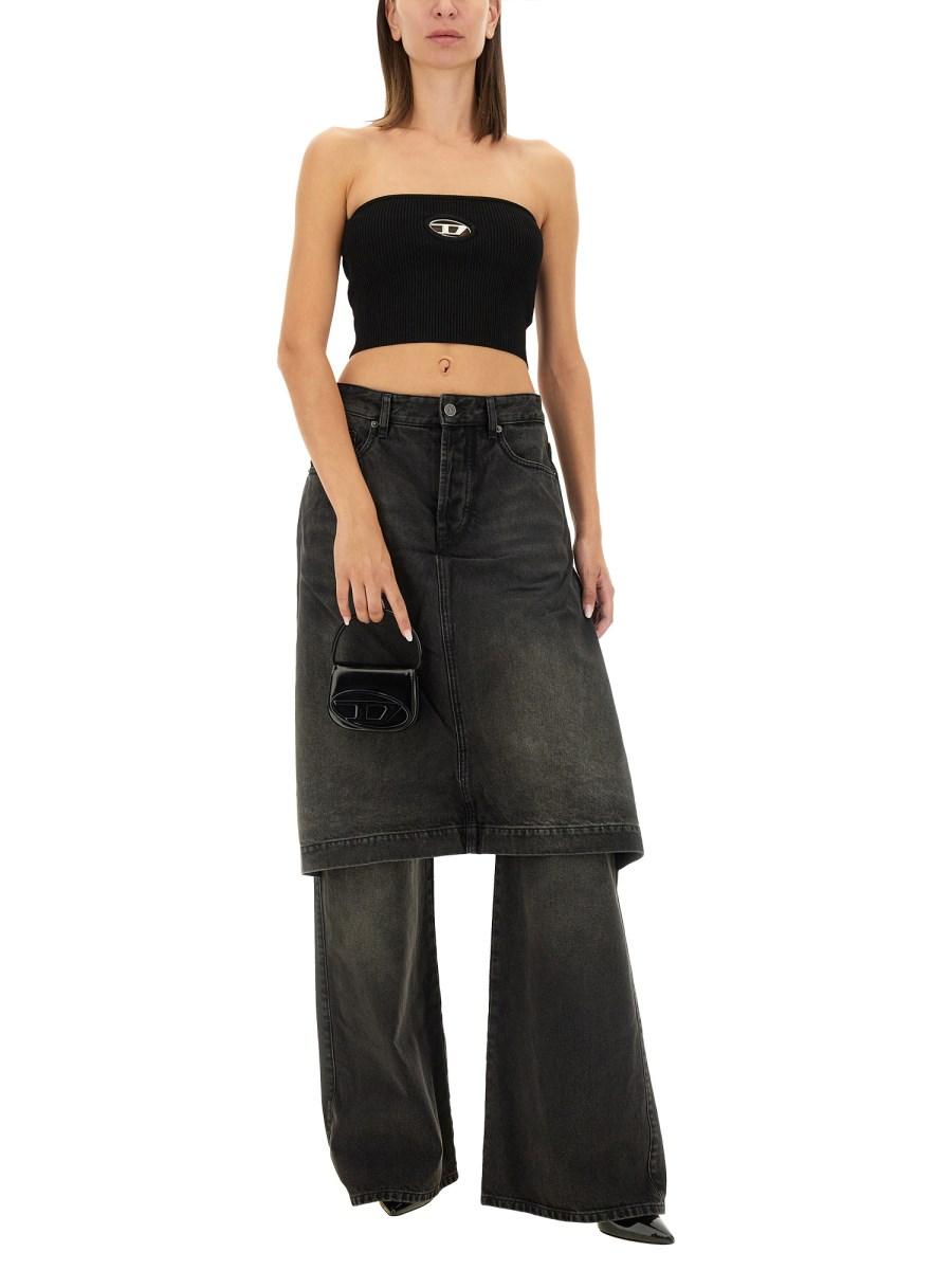 DIESEL TOP M-CLARKSVILLEX IN MAGLIA DI VISCOSA