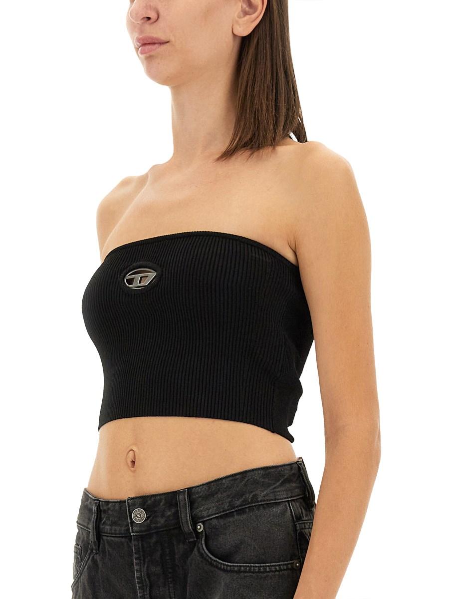DIESEL TOP M-CLARKSVILLEX IN MAGLIA DI VISCOSA