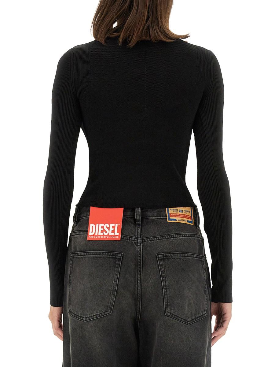 DIESEL TOP M-VALARI IN MISTO VISCOSA