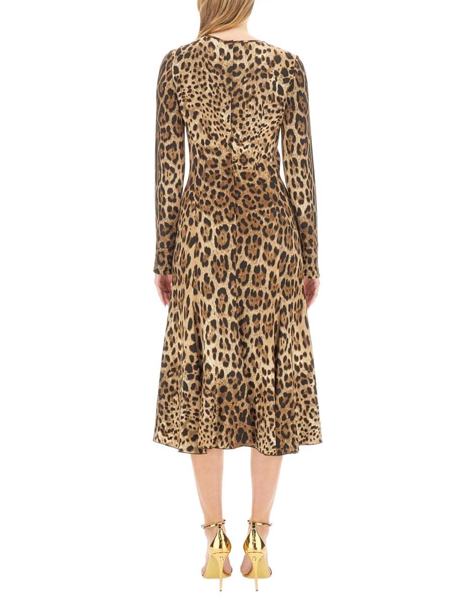 DOLCE & GABBANA ABITO LONGUETTE IN CADY