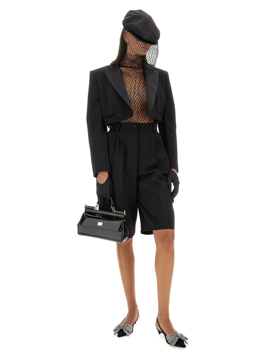 DOLCE & GABBANA BLUSA IN RETE