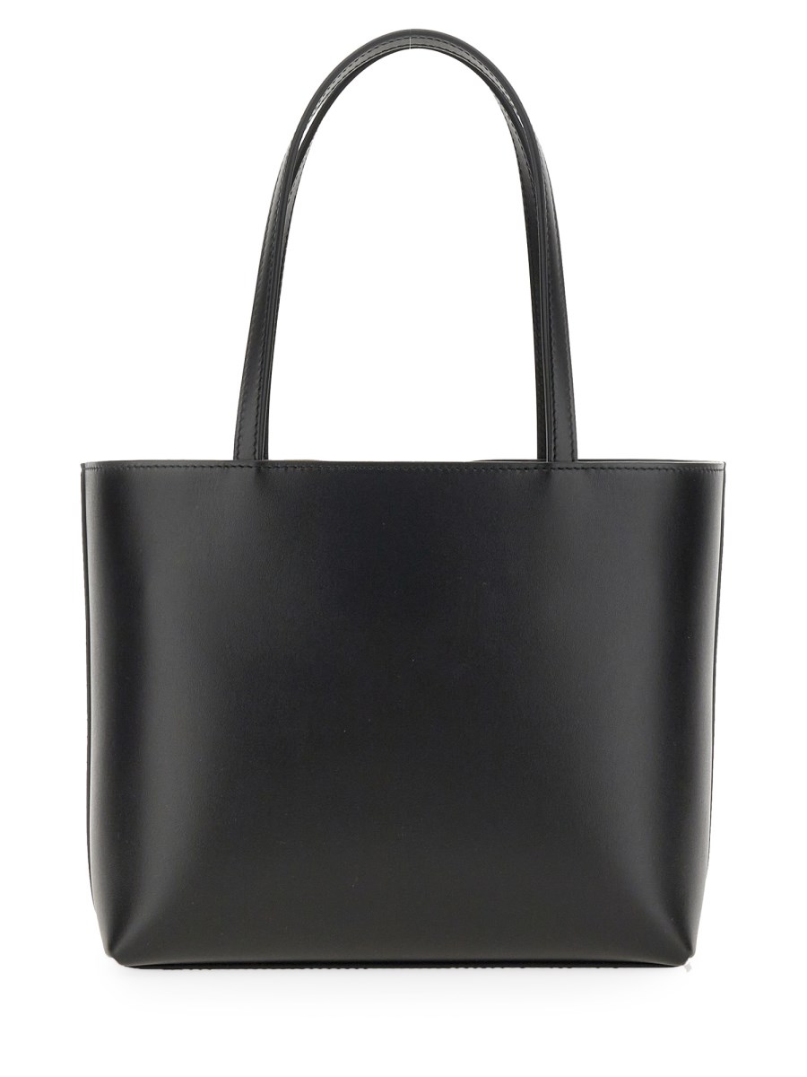 DOLCE & GABBANA BORSA SHOPPING SMALL IN PELLE