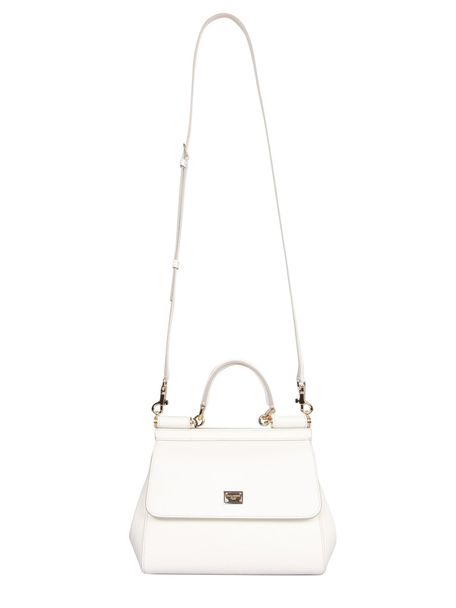 DOLCE & GABBANA BORSA SICILY MEDIA IN PELLE
