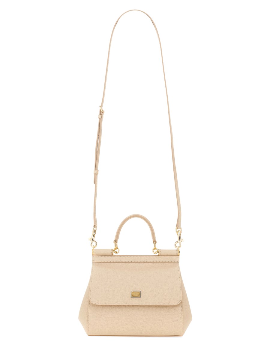 DOLCE & GABBANA BORSA "SICILY" MEDIUM IN PELLE
