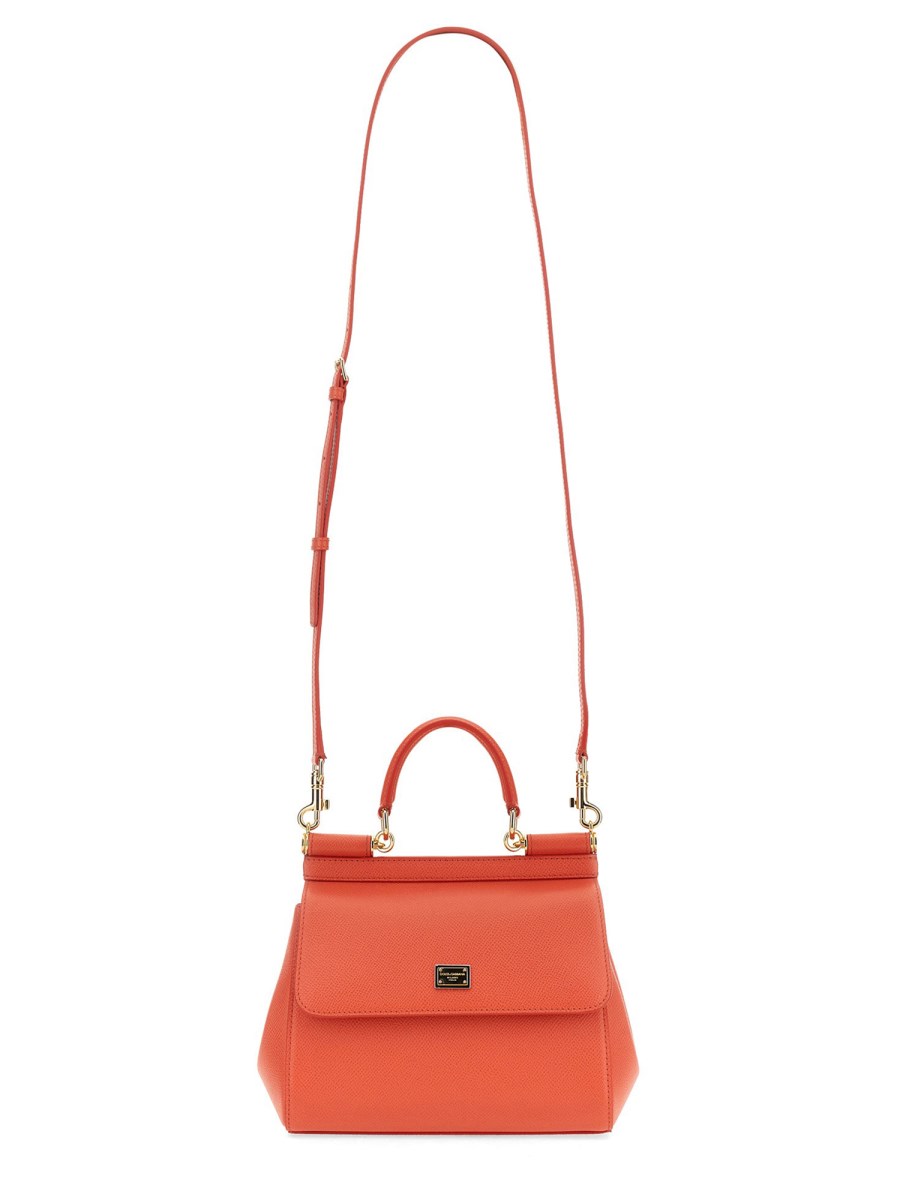 DOLCE & GABBANA BORSA SICILY SMALL IN PELLE