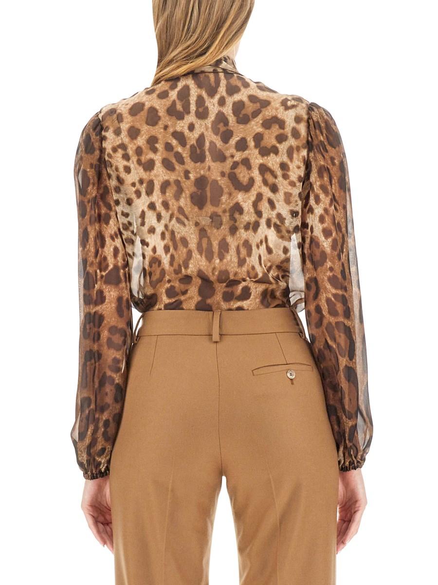 DOLCE & GABBANA CAMICIA IN RASO