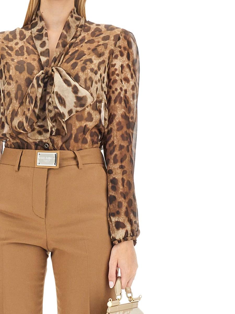 DOLCE & GABBANA CAMICIA IN RASO
