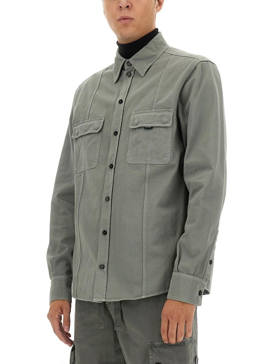 DOLCE & GABBANA CAMICIA OVER IN COTONE