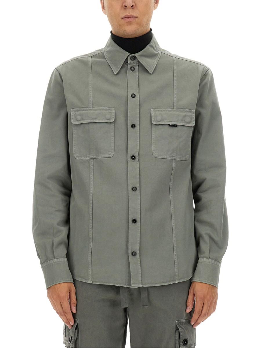 DOLCE & GABBANA CAMICIA OVER IN COTONE