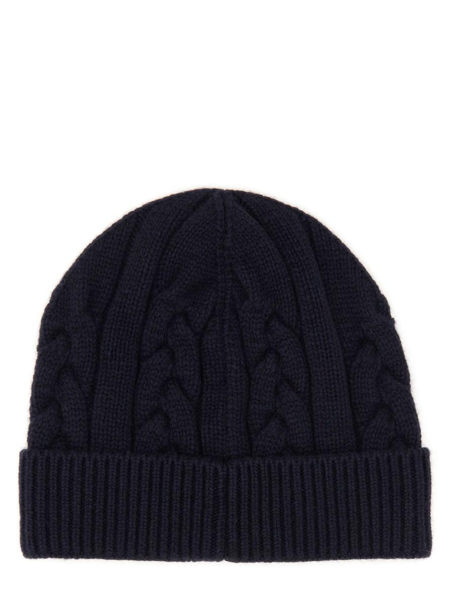 DOLCE & GABBANA CAPPELLO IN CASHMERE CON LOGO