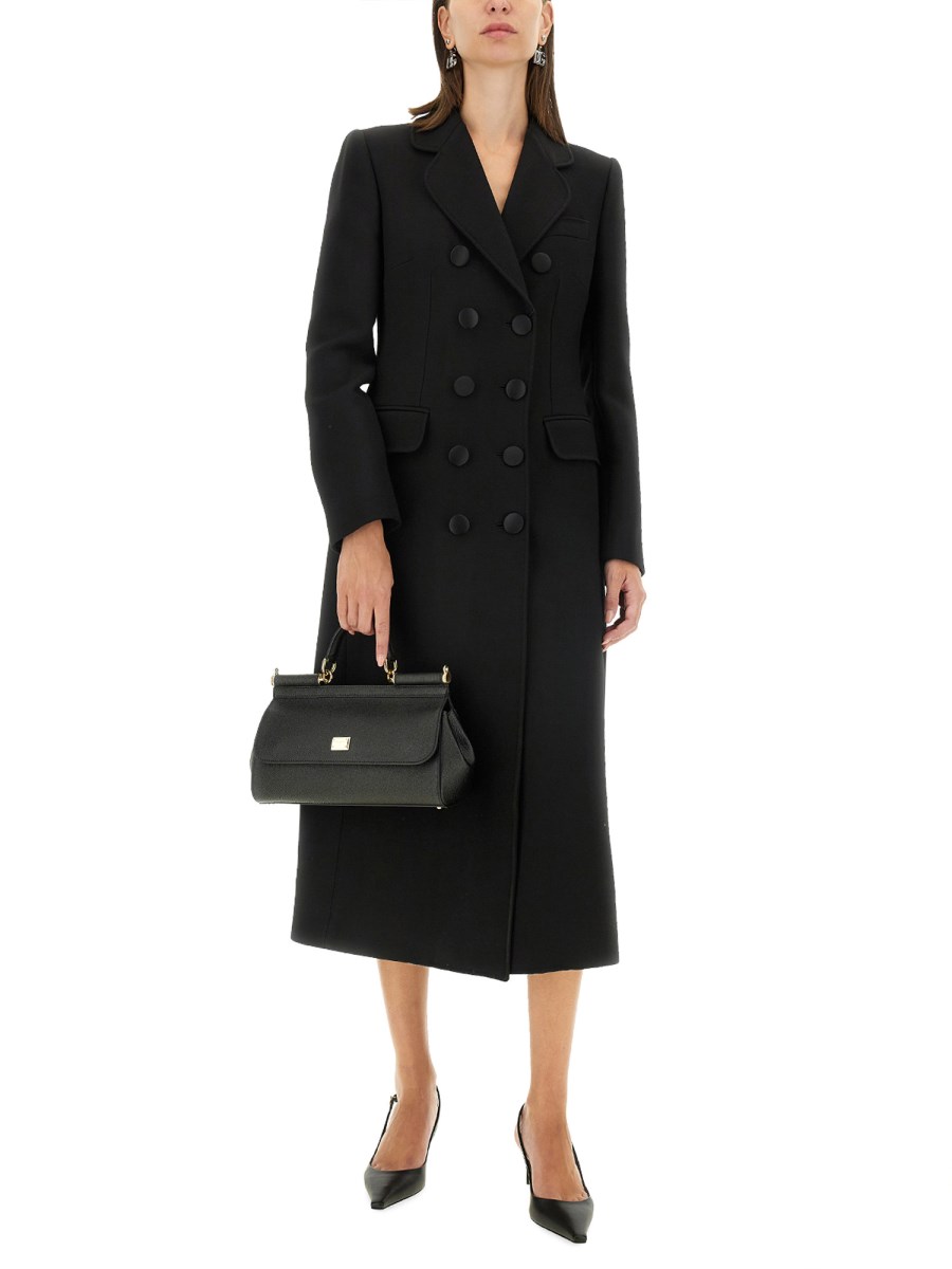 DOLCE & GABBANA CAPPOTTO DOPPIOPETTO IN LANA