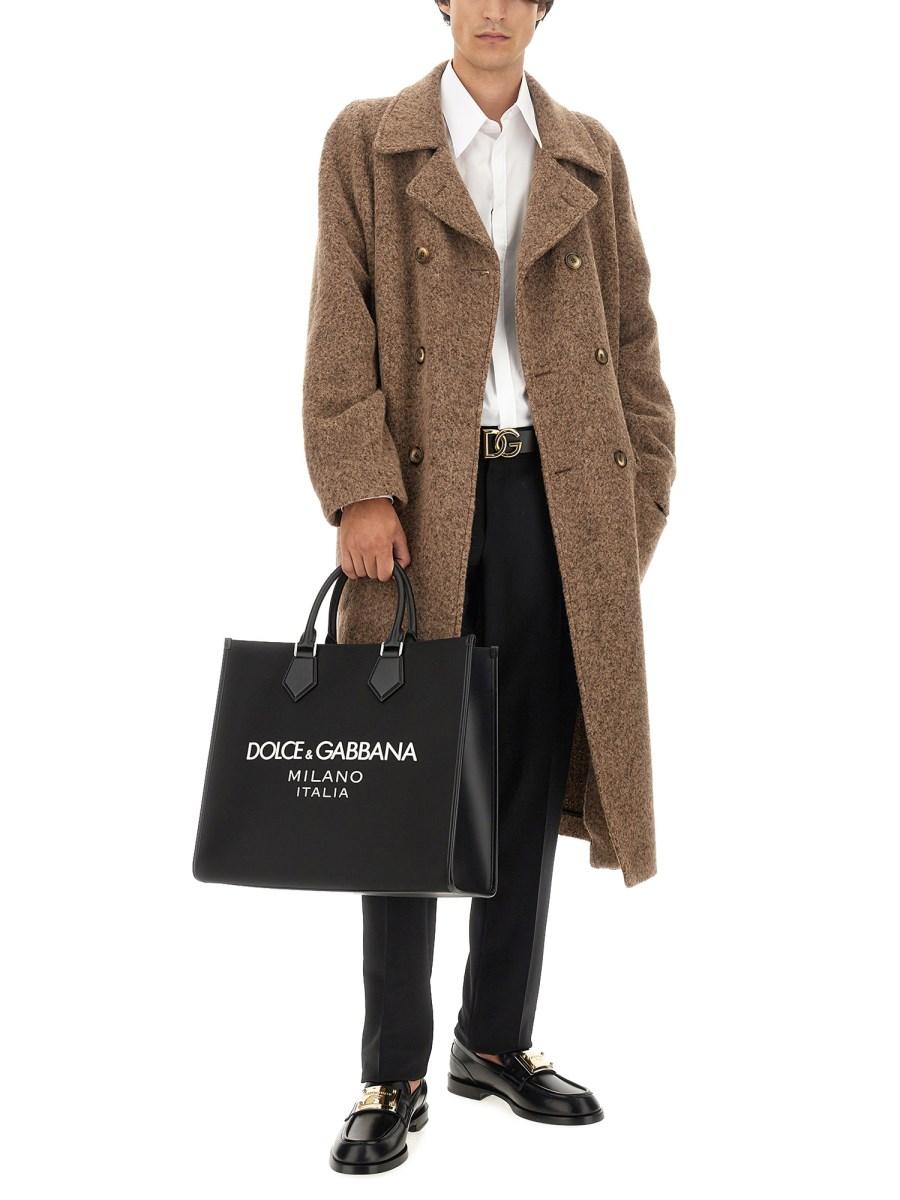 DOLCE & GABBANA CAPPOTTO DOPPIOPETTO IN LANA