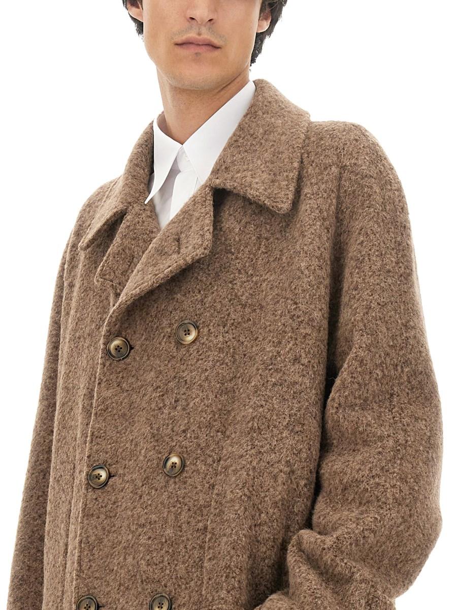 DOLCE & GABBANA CAPPOTTO DOPPIOPETTO IN LANA