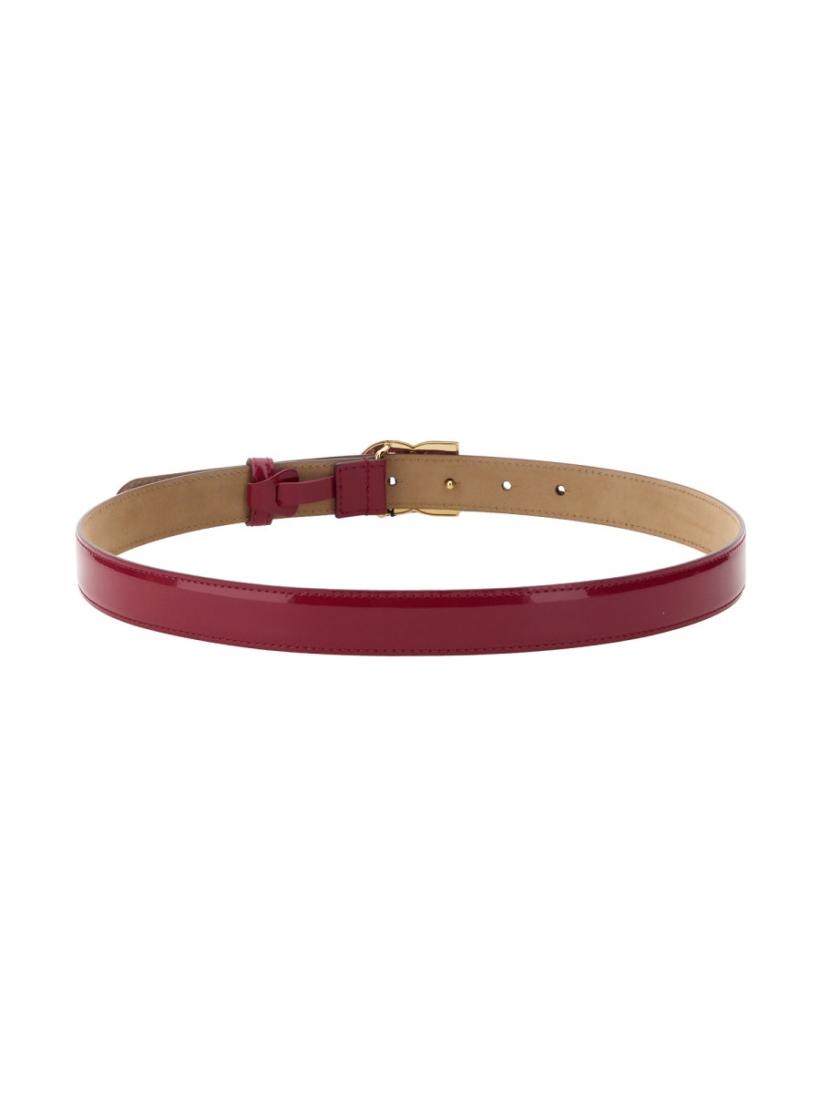 DOLCE & GABBANA CINTURA IN PELLE CON FIBBIA LOGO
