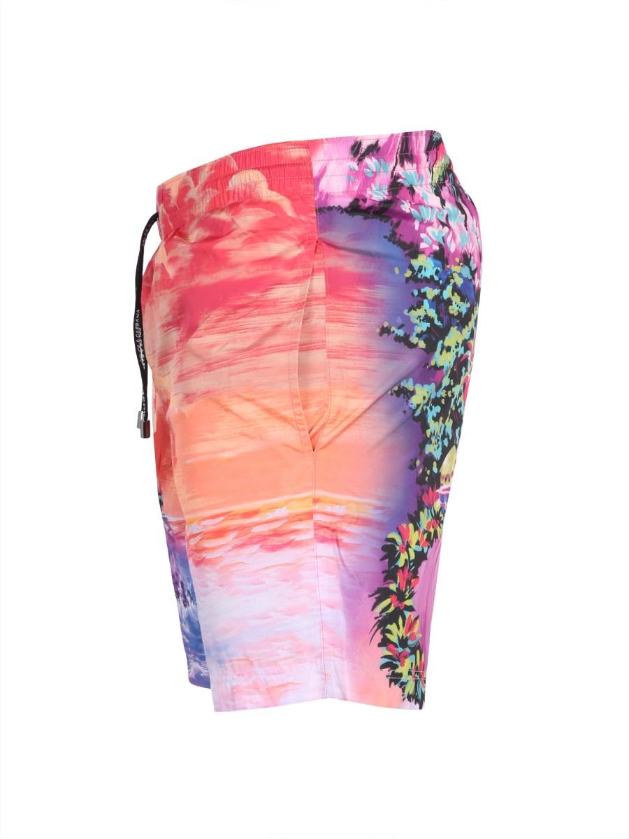 DOLCE & GABBANA COSTUME DA BAGNO CON STAMPA SUNSET