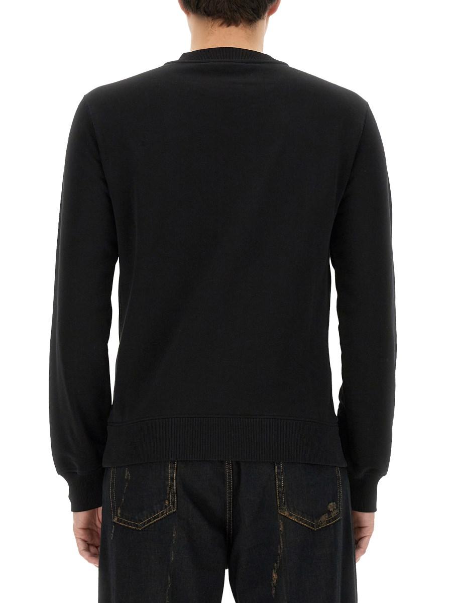 DOLCE & GABBANA FELPA CON PLACCA LOGO