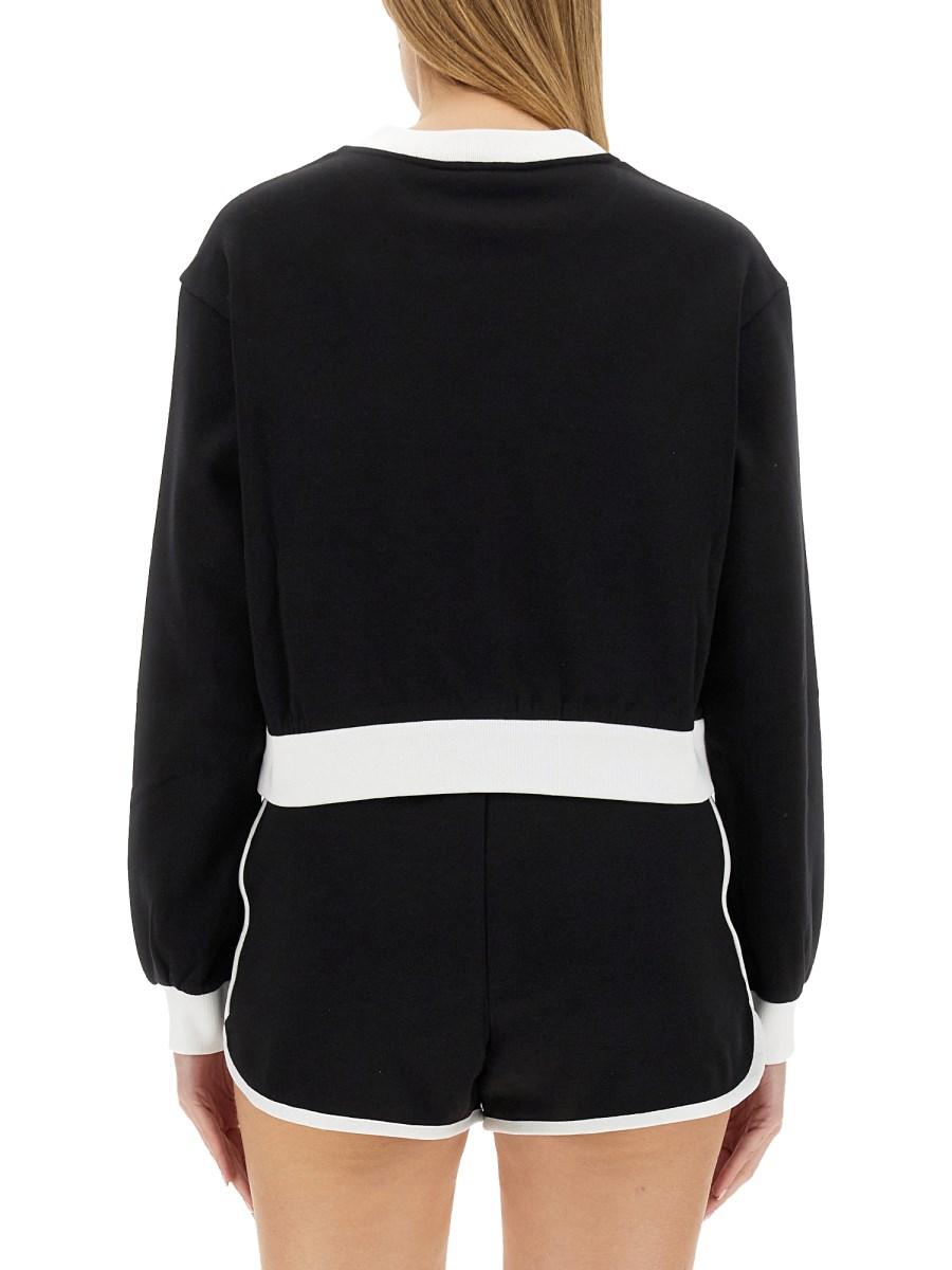 DOLCE & GABBANA FELPA IN JERSEY CON RICAMO LOGO