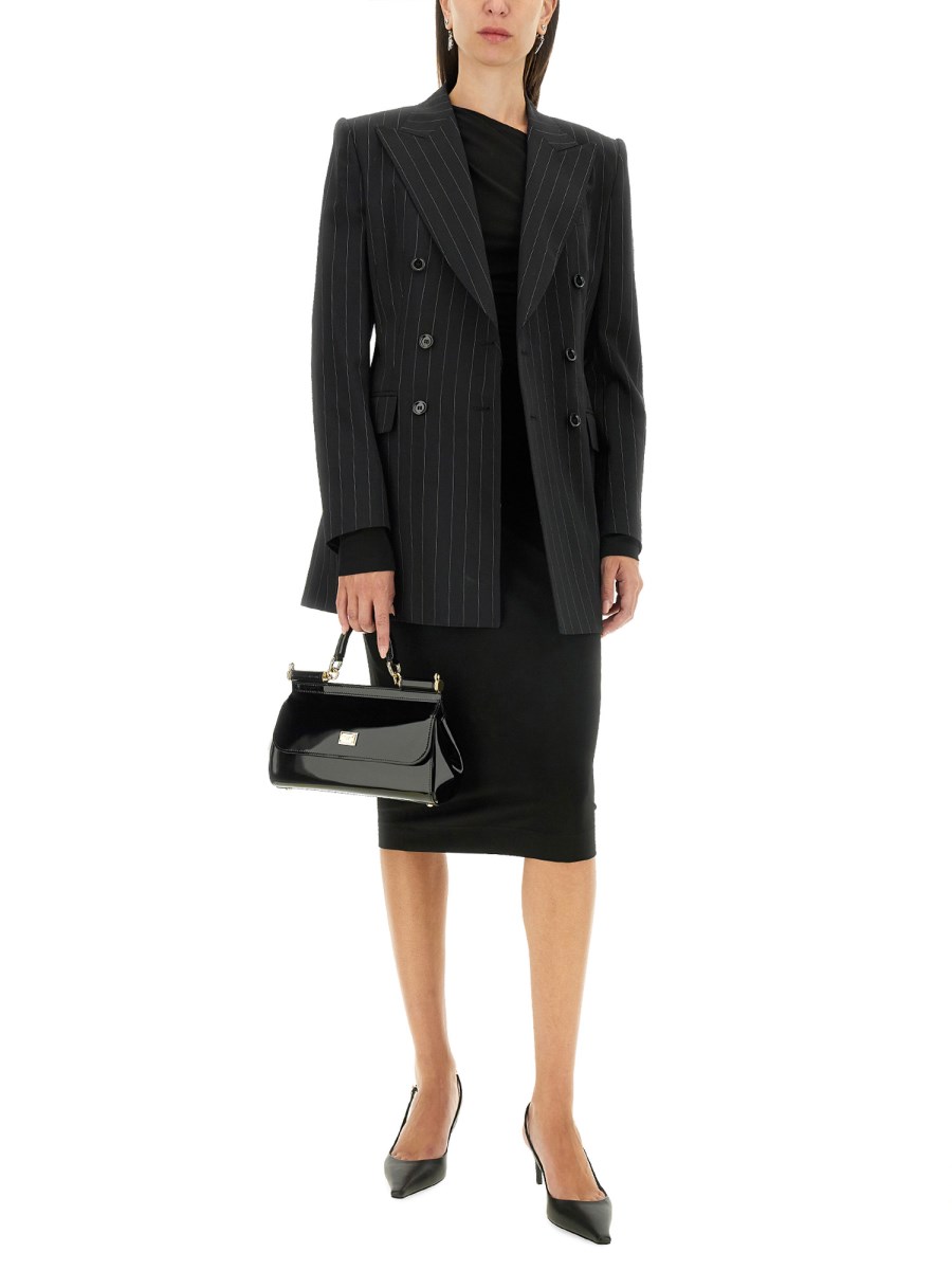 DOLCE & GABBANA GIACCA DOPPIOPETTO IN LANA