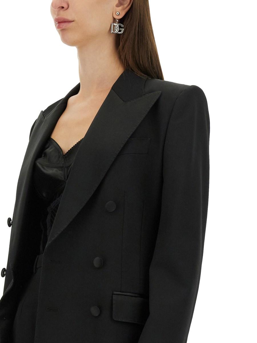 DOLCE & GABBANA GIACCA DOPPIOPETTO IN TELA DI LANA