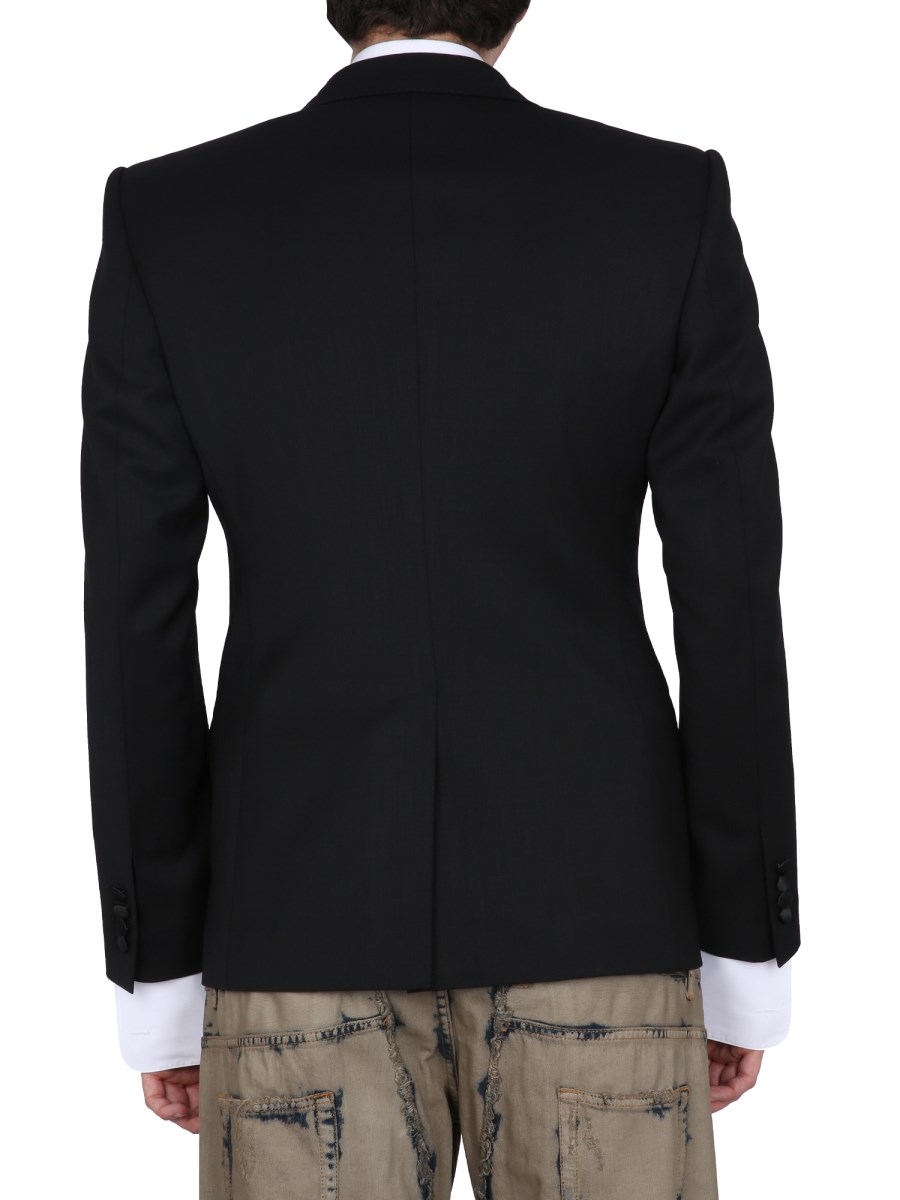 DOLCE & GABBANA GIACCA MONOPETTO IN COTONE