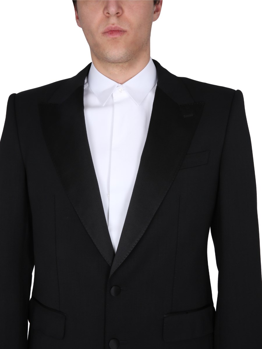 DOLCE & GABBANA GIACCA MONOPETTO IN COTONE