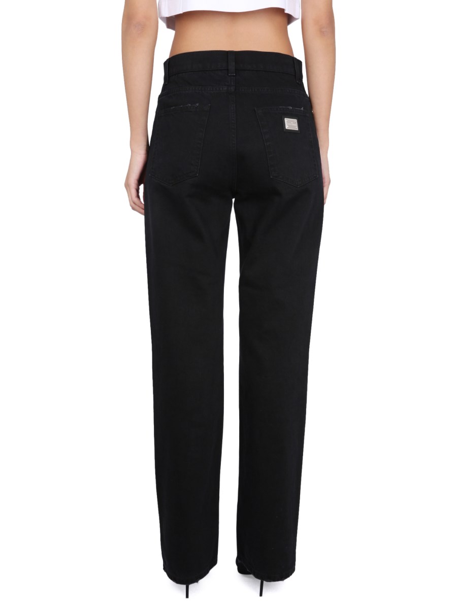 DOLCE & GABBANA JEANS FLARE IN DENIM DI COTONE