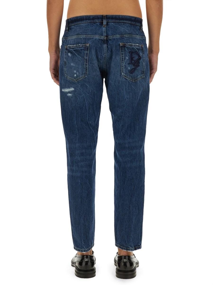 DOLCE & GABBANA JEANS LOOSE IN DENIM STRETCH