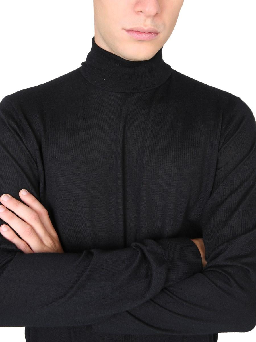 DOLCE & GABBANA MAGLIA IN LANA A COLLO ALTO