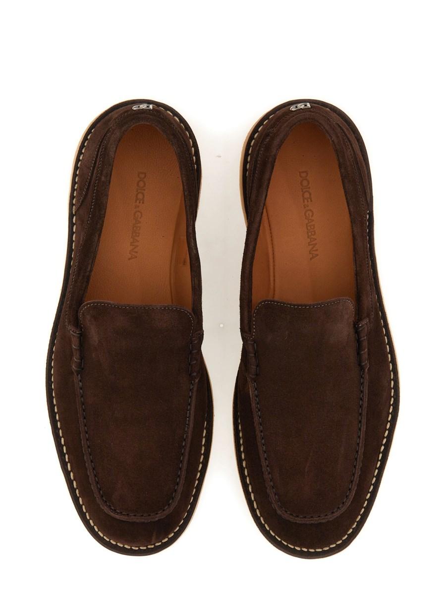 DOLCE & GABBANA MOCASSINO IN SUEDE