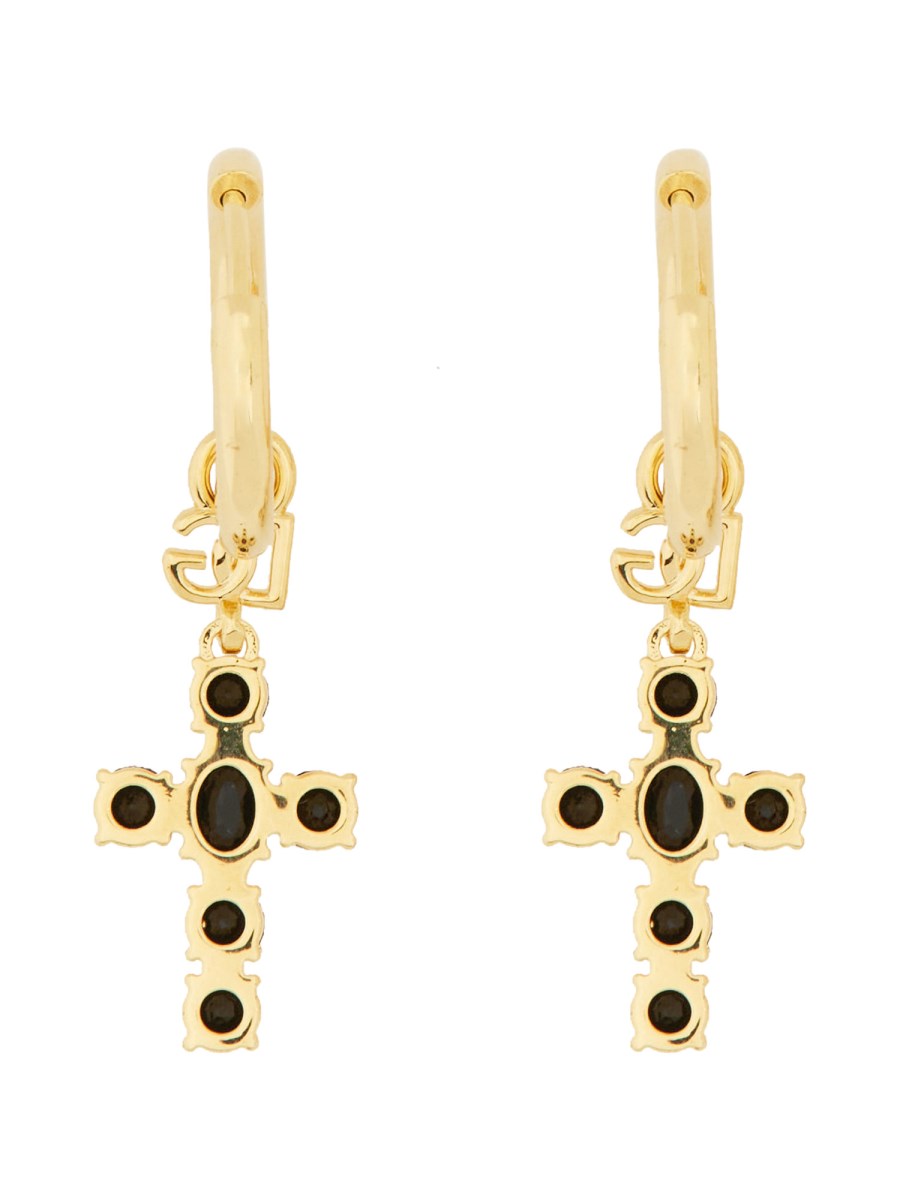 DOLCE & GABBANA ORECCHINO CON CROCE