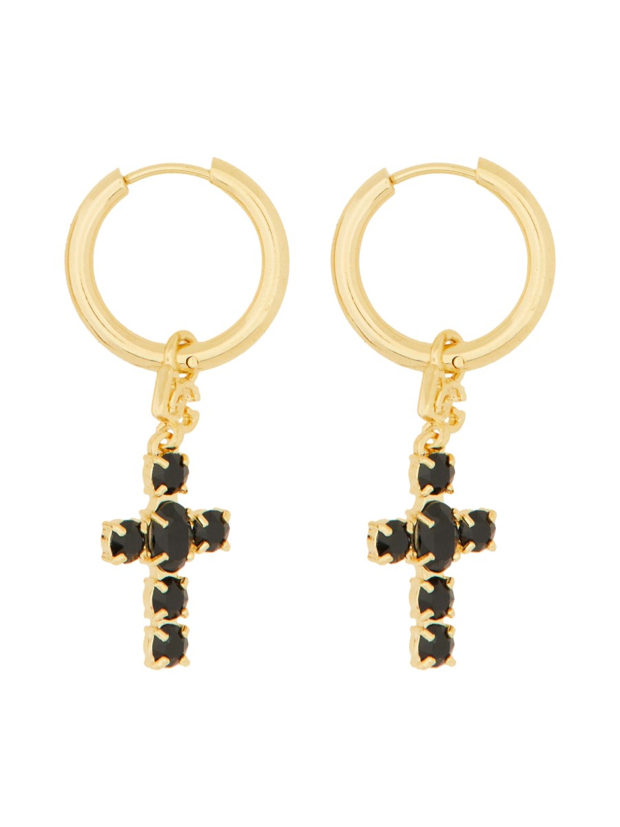 DOLCE & GABBANA ORECCHINO CON CROCE