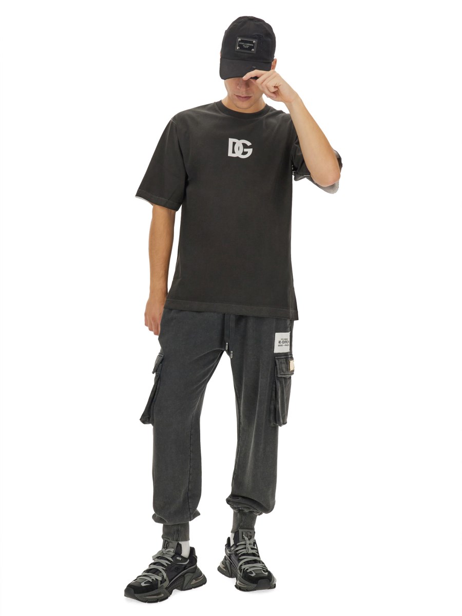 DOLCE & GABBANA PANTALONE JOGGING CON LOGO