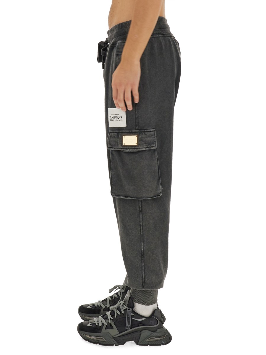 DOLCE & GABBANA PANTALONE JOGGING CON LOGO