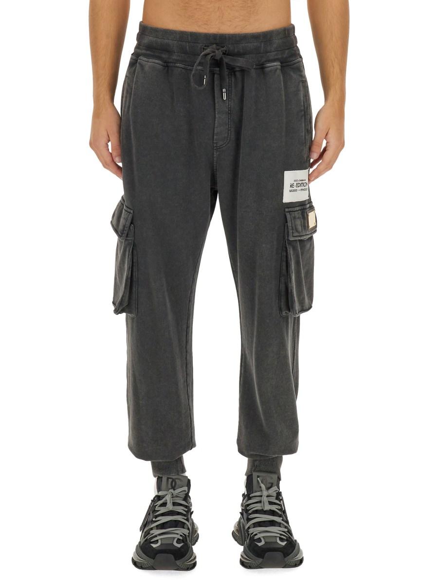 DOLCE & GABBANA PANTALONE JOGGING CON LOGO