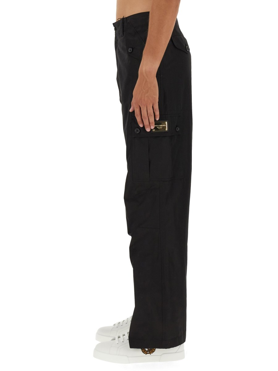 DOLCE & GABBANA PANTALONE ROMA IN COTONE